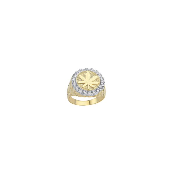 9CT GOLD GENTS RING