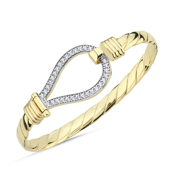 9CT GOLD GENTS BANGLE