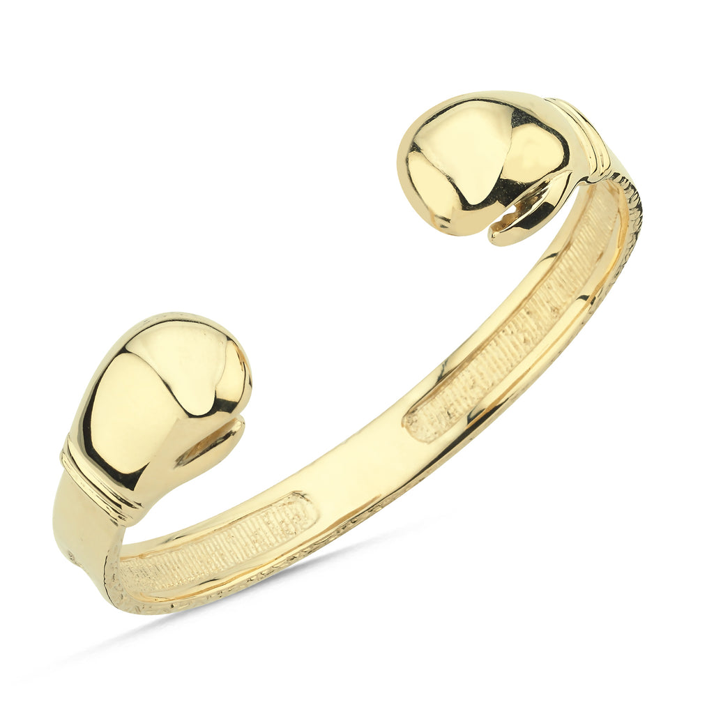 9CT GOLD GENTS BANGLE