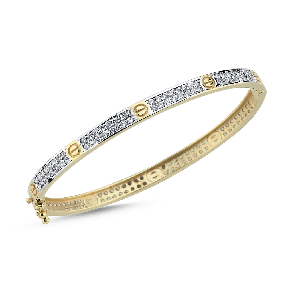 9CT GOLD BANGLES