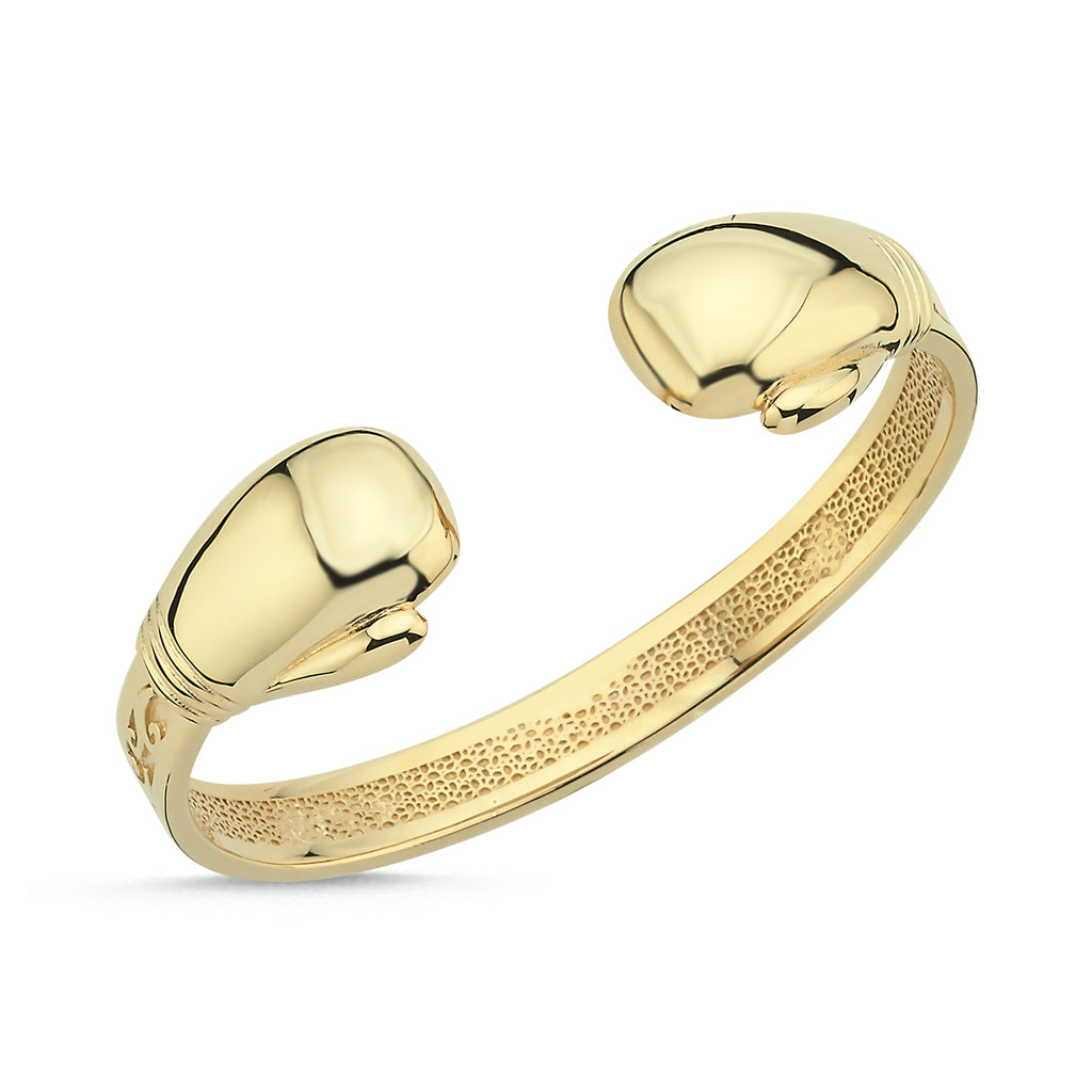 9CT Gold Gents Bangle.