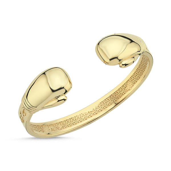 9CT Gold Gents Bangle.