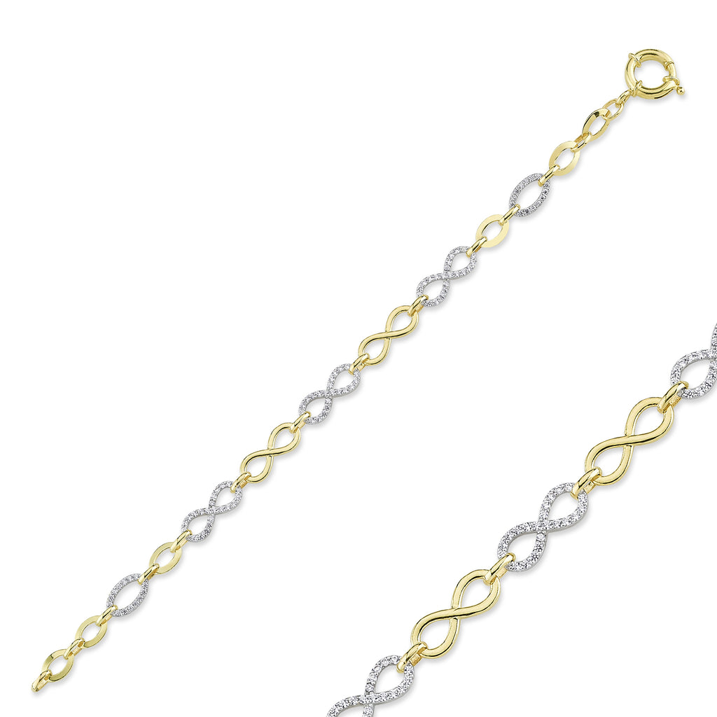 9CT GOLD LADIES BRACELET