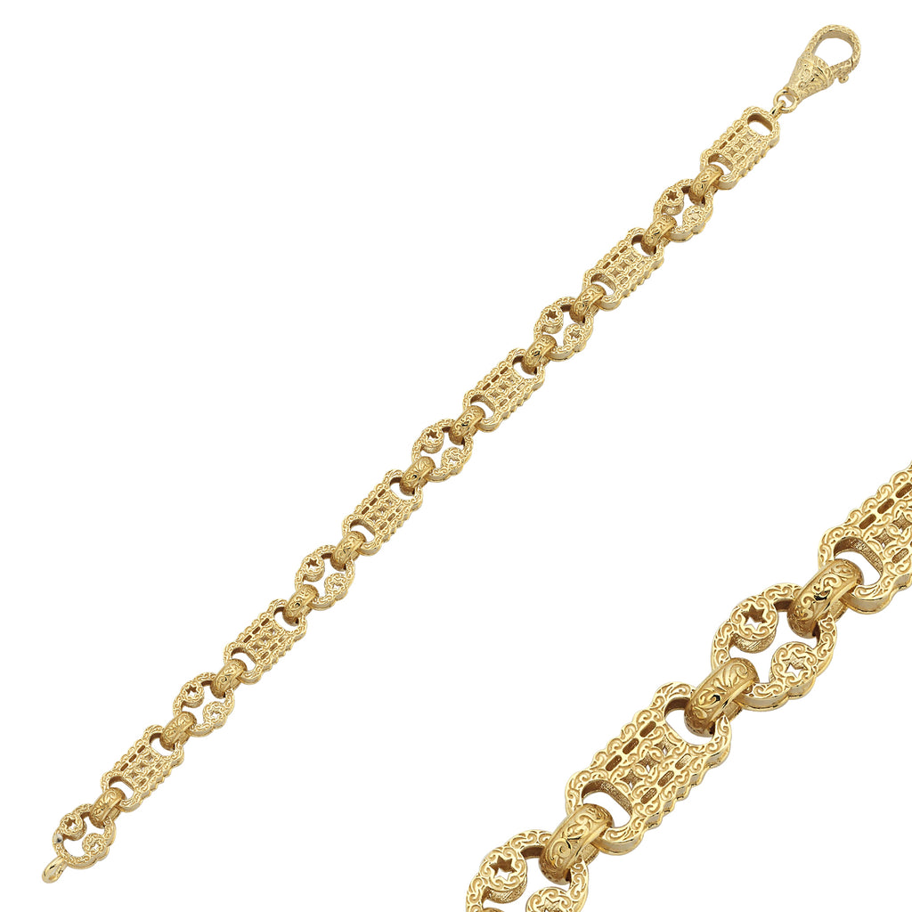 9CT GOLD LADIES BRACELET