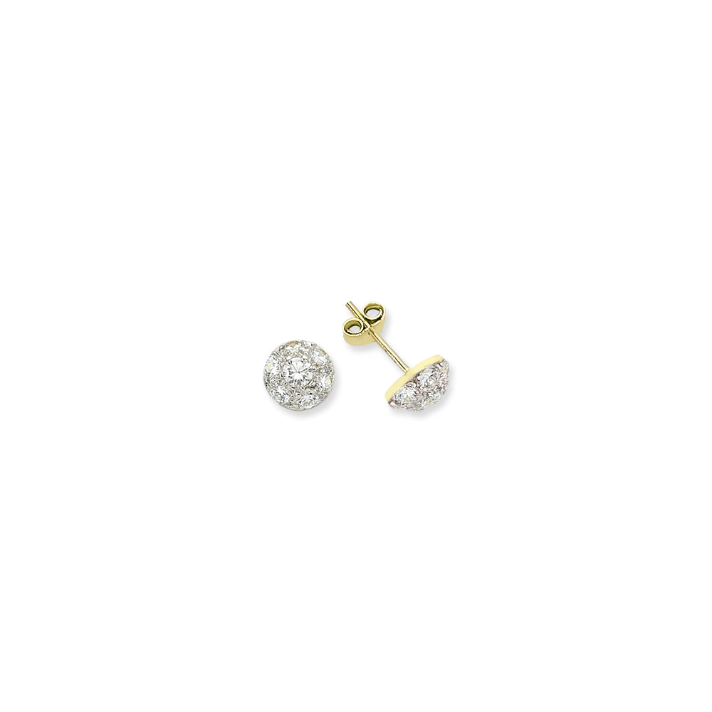 9CT GOLD STUDS.