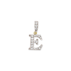 9CT Gold Cubic Zirconia Small Initial Pendant