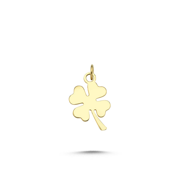 9ct Yellow Gold Clover Charm/Pendant