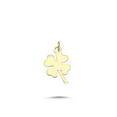 9ct Yellow Gold Clover Charm/Pendant