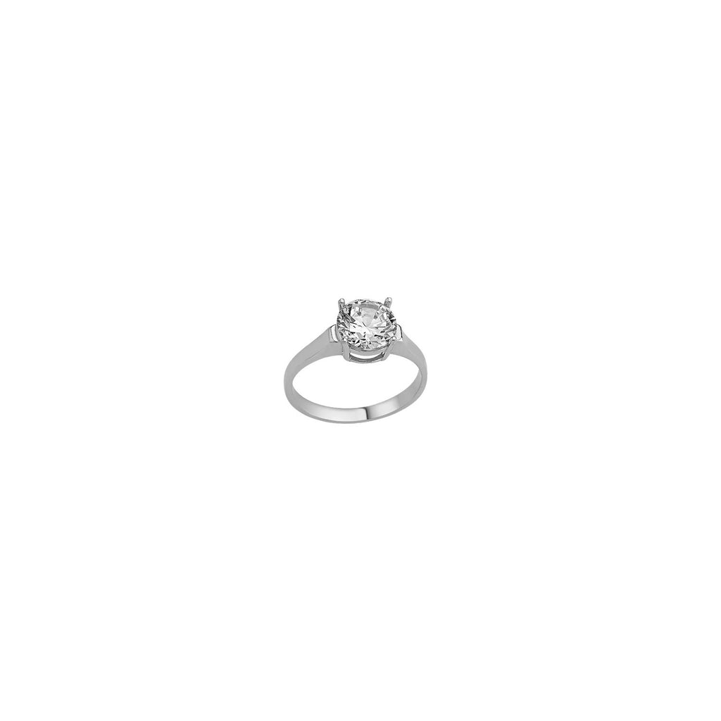 WHITE GOLD LADIES RING