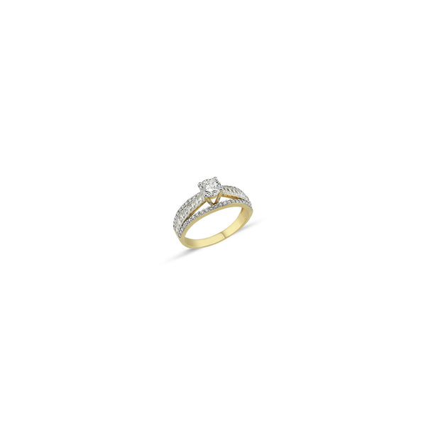 YELLOW GOLD LADIES RINGS