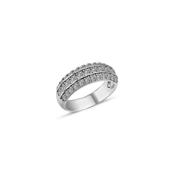 WHITE GOLD LADIES RING