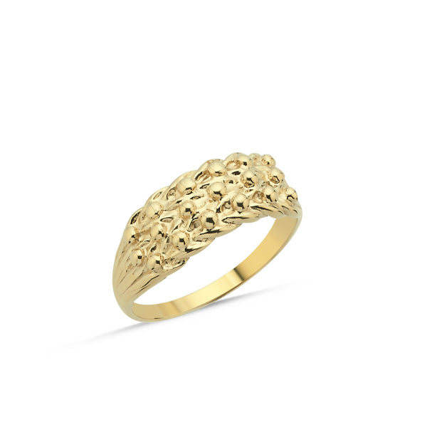 YELLOW GOLD GENTS KEEPER RINGS