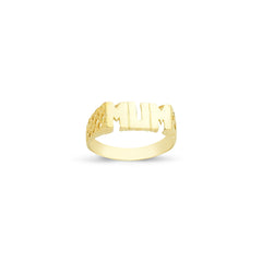 9CT GOLD LADIES RINGS.