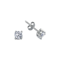 RS05: SILVER ROUND 4 CLAW CZ STUDS 5MM