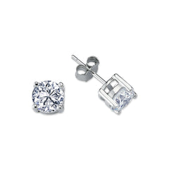 RS07: SILVER ROUND 4 CLAW CZ STUDS 7MM