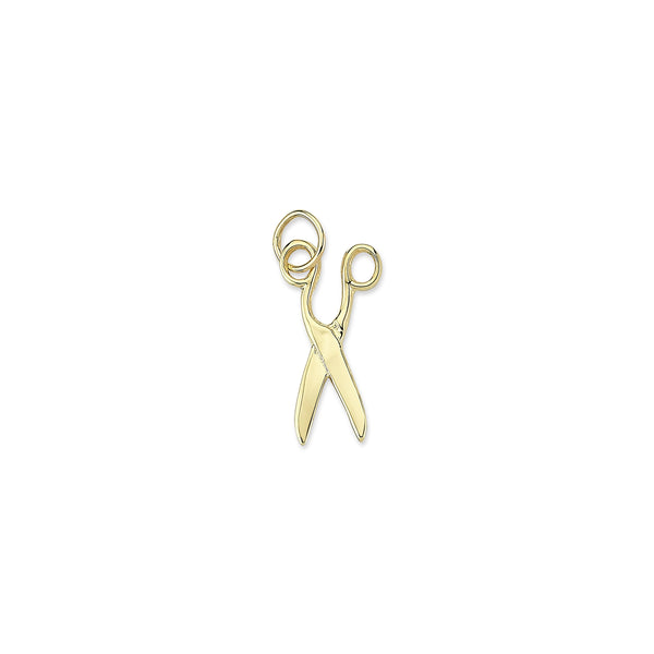 9ct Yellow Gold Scissors Charm/Pendant