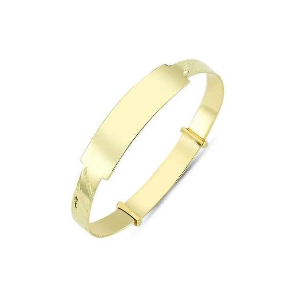 9CT GOLD BABY EXPANDABLE BANGLE