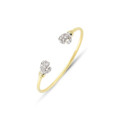 9CT GOLD BABY / KIDS  SOLID BANGLE