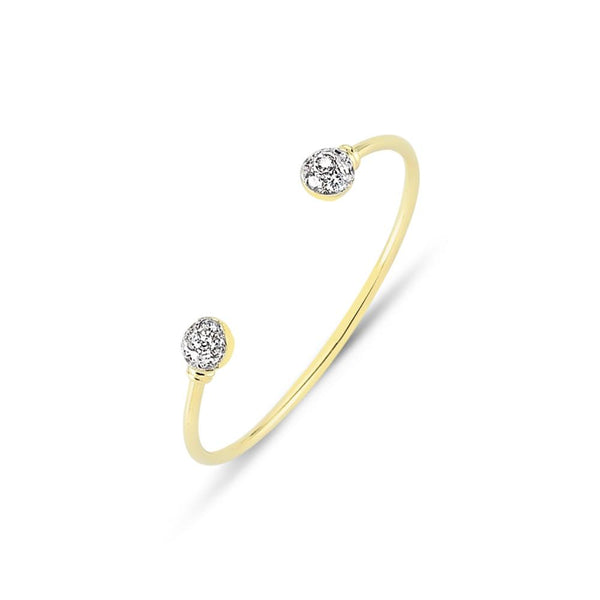 9CT GOLD BABY SOLID BANGLE