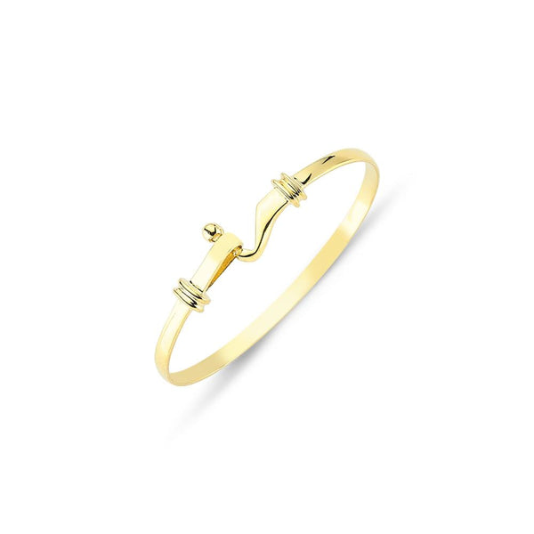 9CT GOLD BABY SOLID BANGLE
