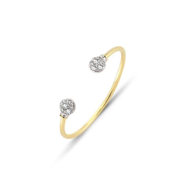 9CT GOLD BABY / KIDS SOLID BANGLE