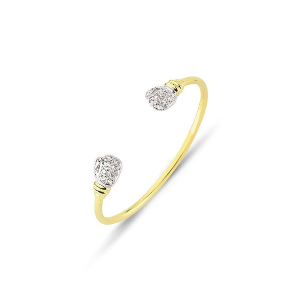 9CT GOLD BABY / KIDS SOLID BANGLE