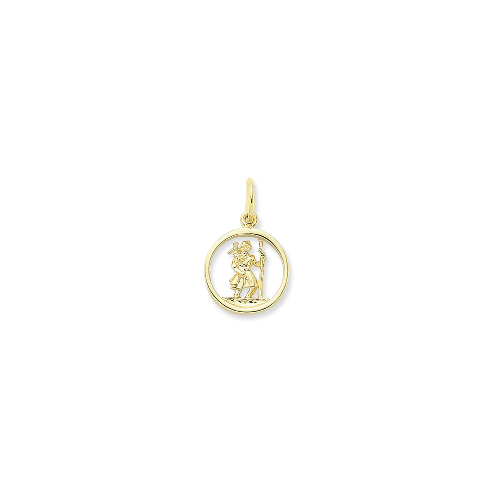 9CT GOLD ST CHRISTOPHER PENDANTS