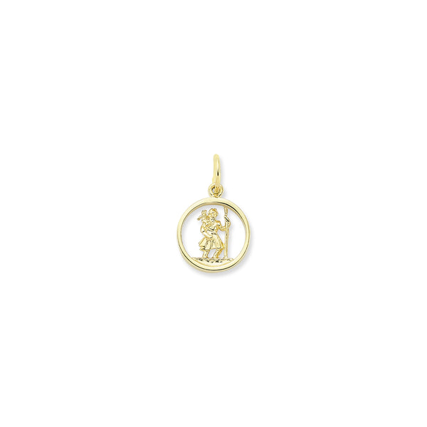 9CT GOLD ST CHRISTOPHER PENDANTS