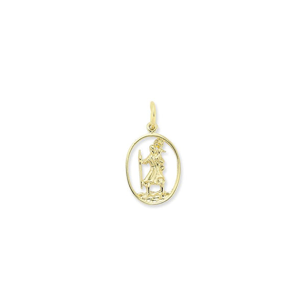 9CT GOLD ST CHRISTOPHER PENDANTS