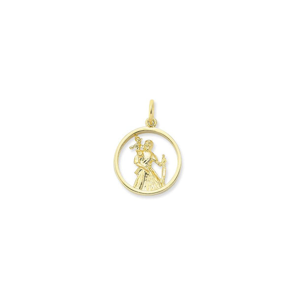 9CT GOLD ST CHRISTOPHER PENDANTS