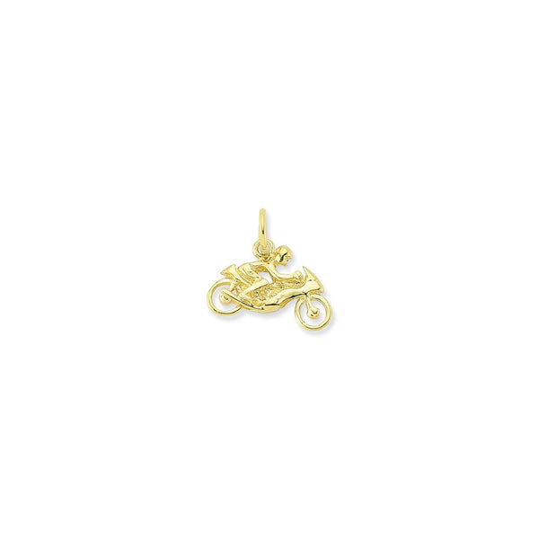 9ct Yellow Gold Motorbike Charm/Pendant