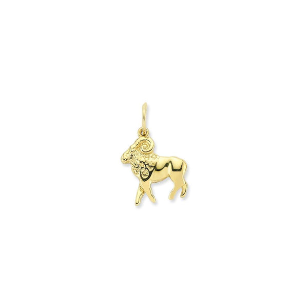 9ct Yellow Gold Aries Pendant