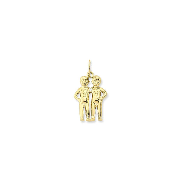 9ct Yellow Gold Gemini Pendant