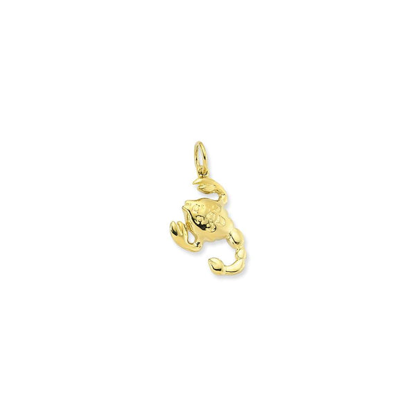 9ct Yellow Gold Scorpio Pendant