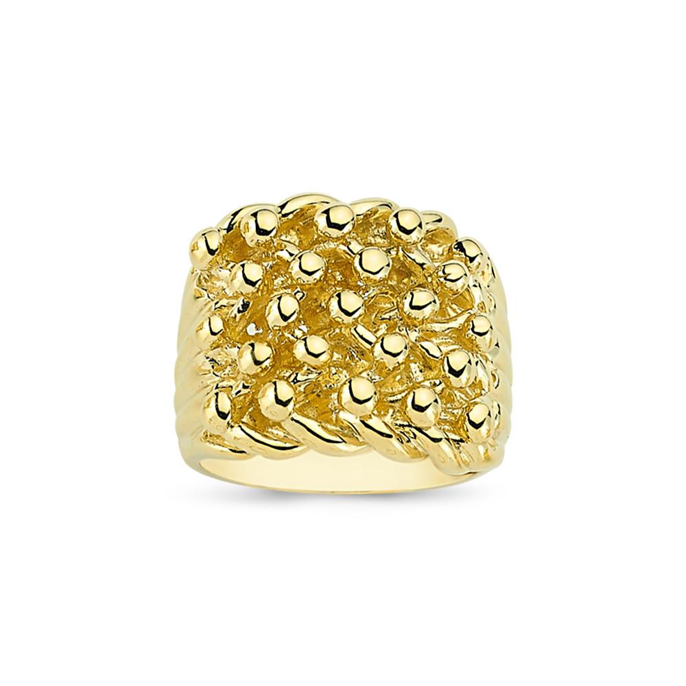 9CT GOLD GENTS RINGS