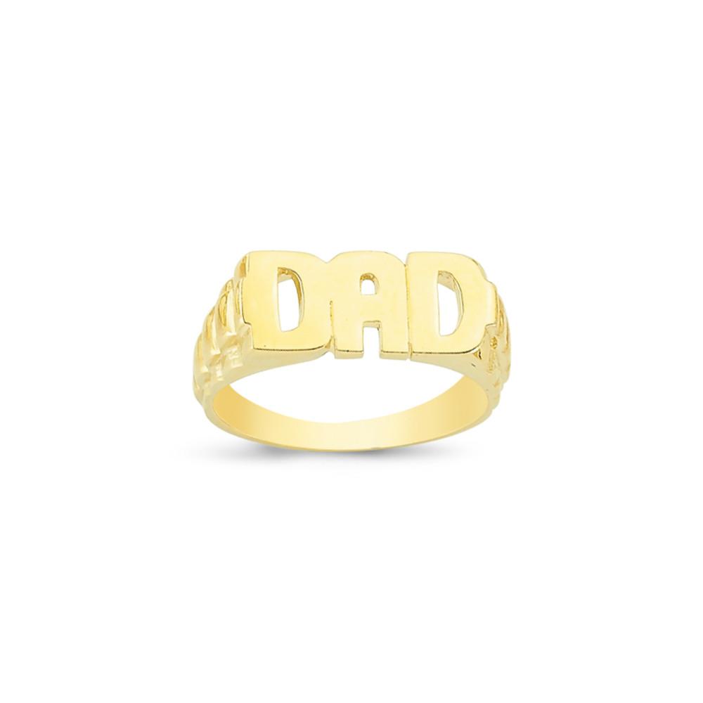 Big Daddy Iced Out Square Bling Gold Ring – Watches of America