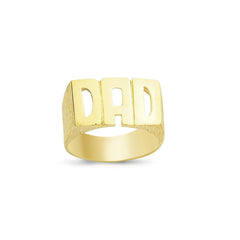 9CT GOLD DAD RING