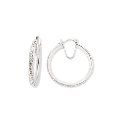 SILVER CRYSTAL EARRINGS