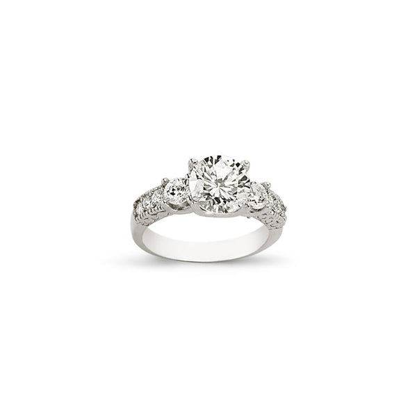 SILVER LADIES RING