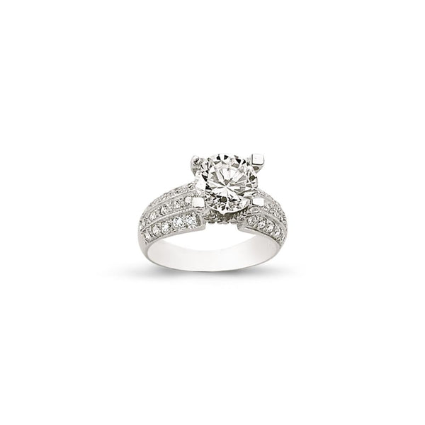 SILVER LADIES RING