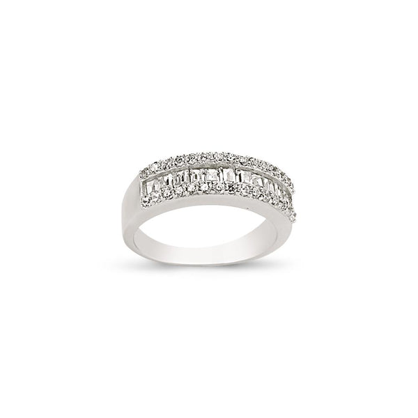 SILVER LADIES RING