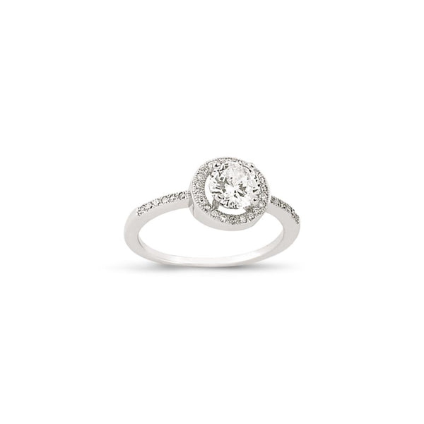 SILVER LADIES RING