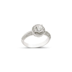 SILVER LADIES RING