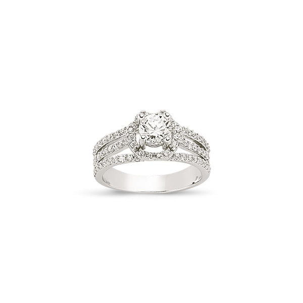 SILVER LADIES RING