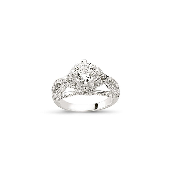 SILVER LADIES RING