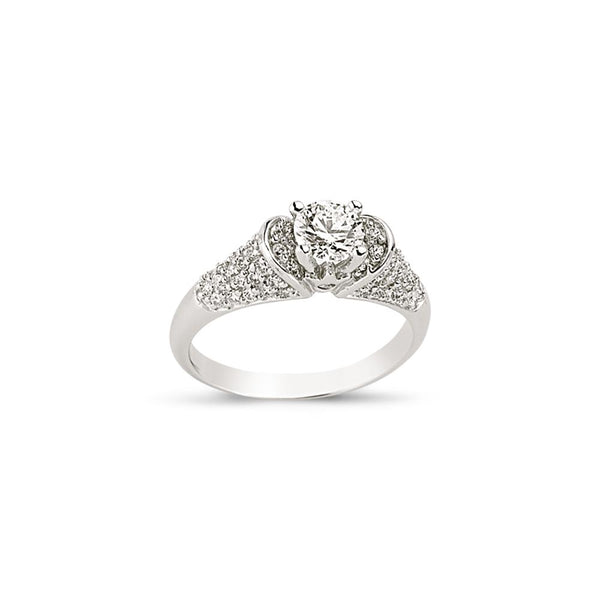 SILVER LADIES RING