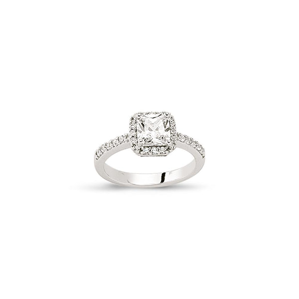 SILVER LADIES RING