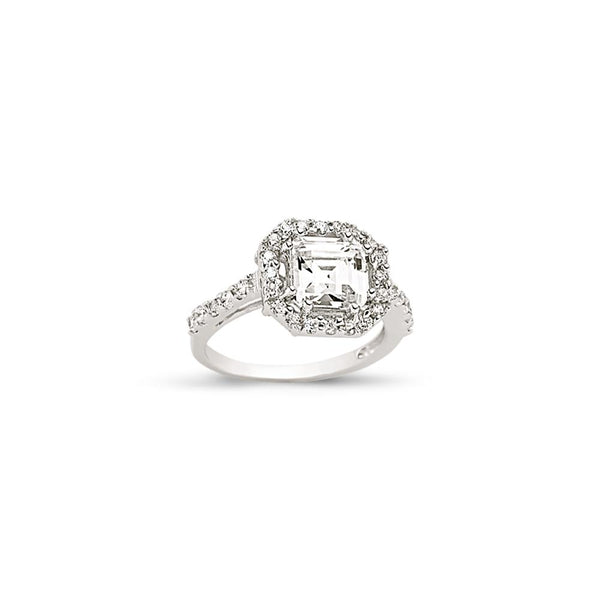 SILVER LADIES RING