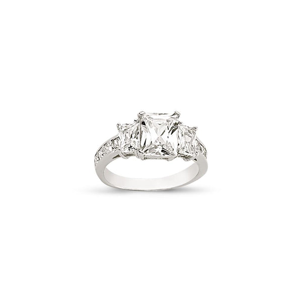SILVER LADIES RING