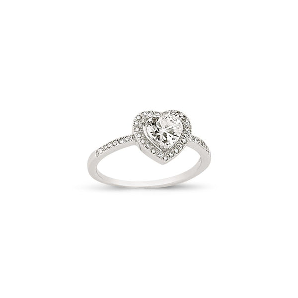 SILVER LADIES RING